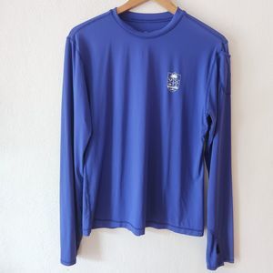 BloqUV Blue Long Sleeve Pullover 24/7 Sun  Shirt UPF 50 Women's Size XL